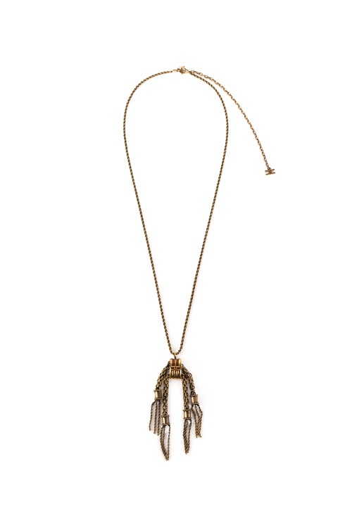 Long collier avec pompons - Elisabetta Franchi® Outlet