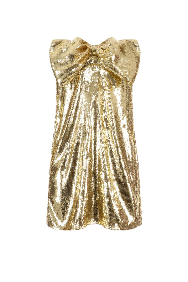 Short dress with sequins - Elisabetta Franchi® Outlet