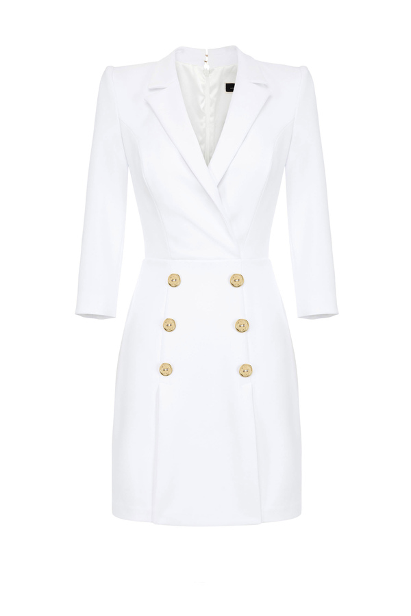 Coat dress with sleek cut - Elisabetta Franchi® Outlet