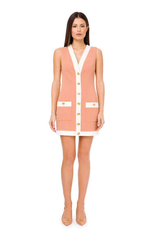 Sleeveless mini dress - Elisabetta Franchi® Outlet