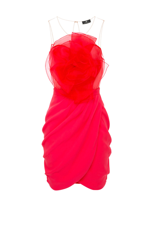 Mini vestido de tweed - Elisabetta Franchi® Outlet