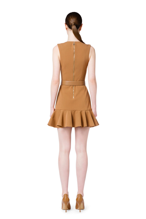 Elisabetta Franchi dress with pockets and belt - Elisabetta Franchi® Outlet