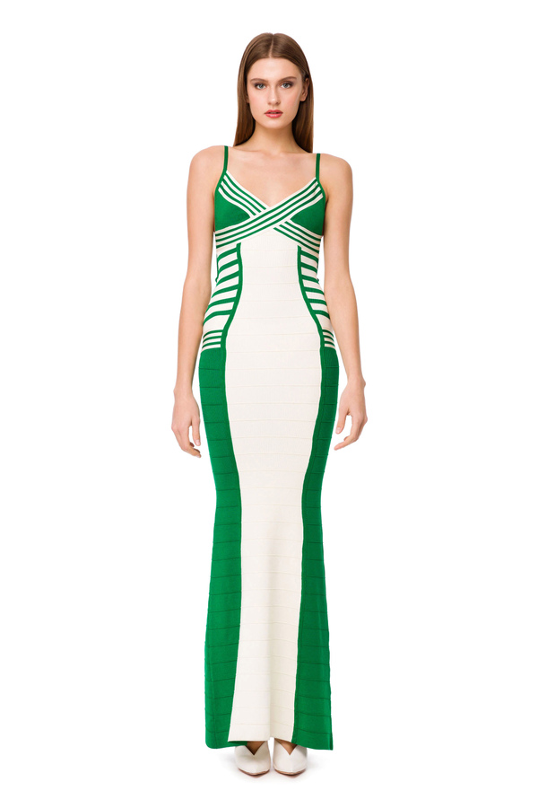 Elisabetta franchi green dress