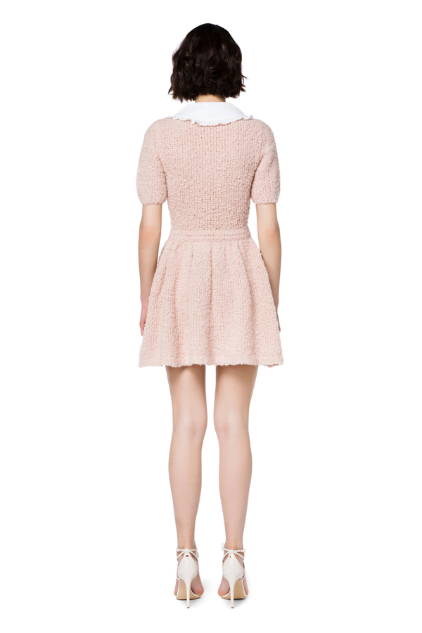 Doll dress with collar and ruffles - Elisabetta Franchi® Outlet