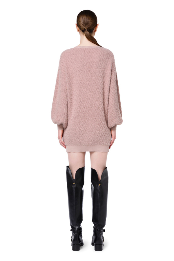 Boxy wool blend mini dress - Elisabetta Franchi® Outlet