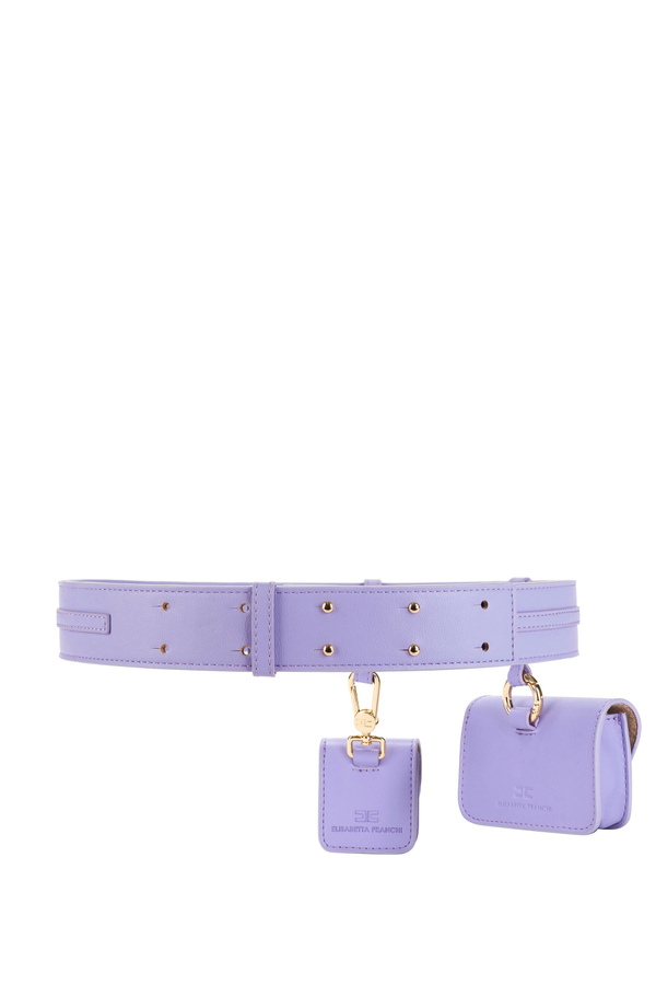 Belt bag with snap-hooks - Elisabetta Franchi® Outlet