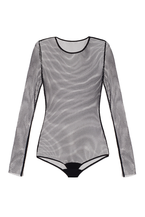 Bodysuit in mesh fabric - Elisabetta Franchi® Outlet