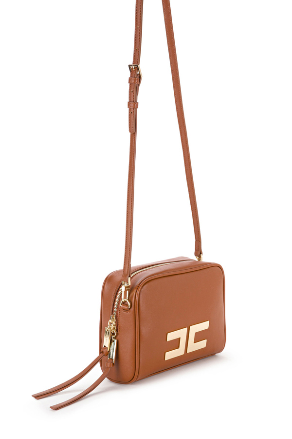 Clutch bag with Elisabetta Franchi Logo - Elisabetta Franchi® Outlet