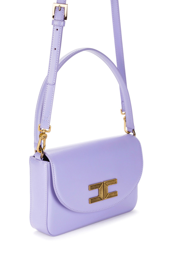 Mittelgroße Box-Bag mit Elisabetta Franchi Logo - Elisabetta Franchi® Outlet