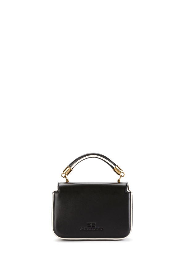 Box bag micro bandolera con logotipo Elisabetta Franchi - Elisabetta Franchi® Outlet