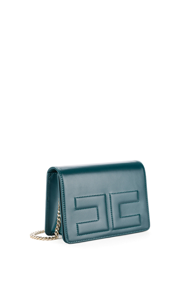 Bag with logo - Elisabetta Franchi® Outlet