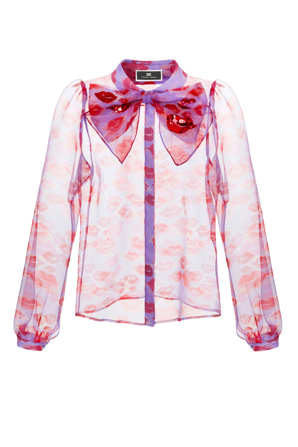 Print blouse - Elisabetta Franchi® Outlet