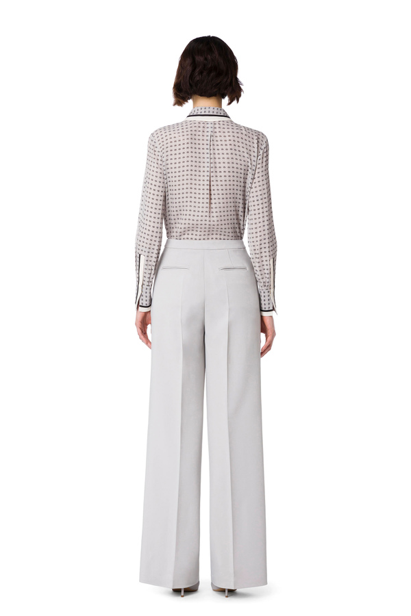 Elisabetta Franchi blouse with tie print - Elisabetta Franchi® Outlet