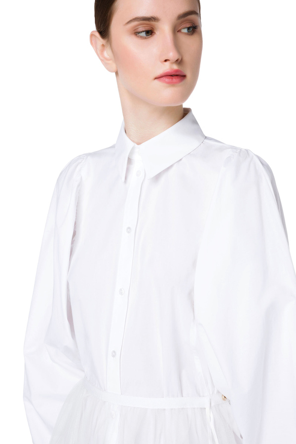 Men’s style poplin shirt - Elisabetta Franchi® Outlet
