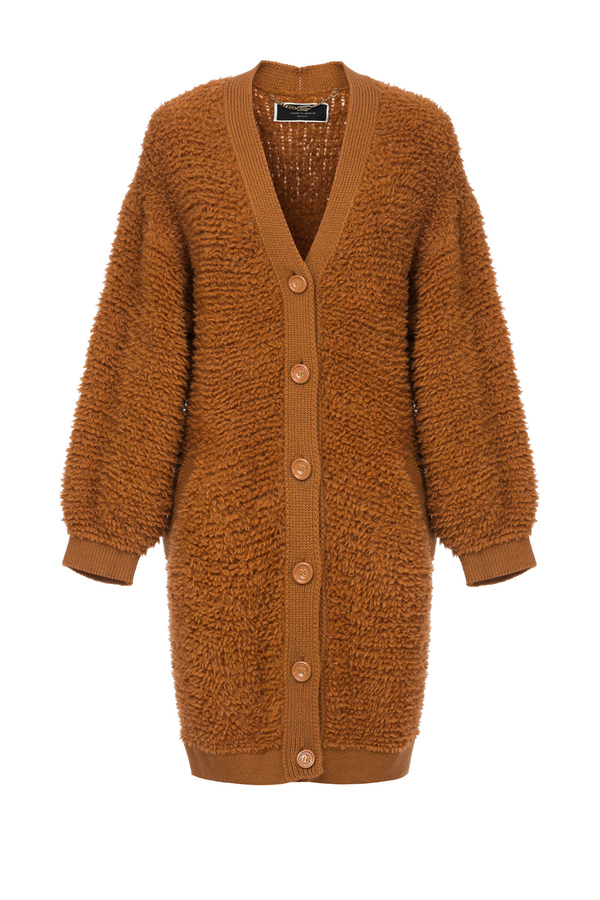 Elisabetta Franchi over fitting knit coat - Elisabetta Franchi® Outlet