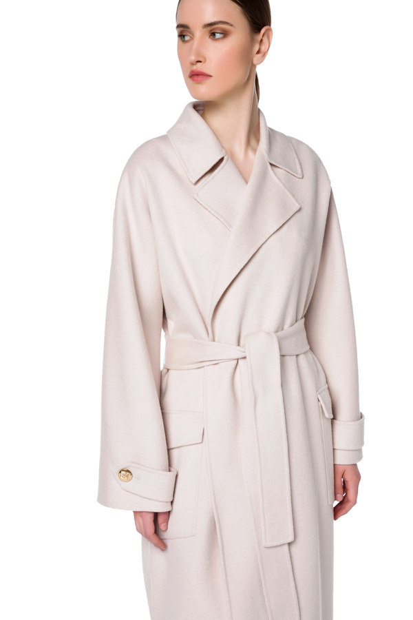 Manteau portefeuille de drap par Elisabetta Franchi - Elisabetta Franchi® Outlet