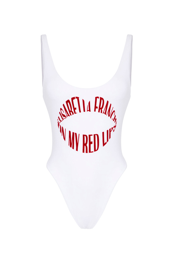 On My Red Lips swimsuit - Elisabetta Franchi® Outlet