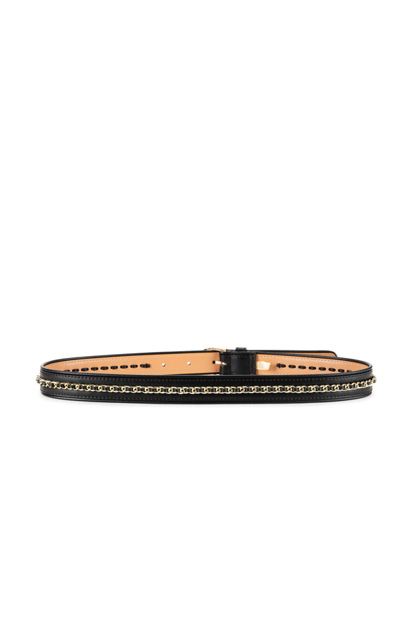Belt with the Elisabetta Franchi logo - Elisabetta Franchi® Outlet