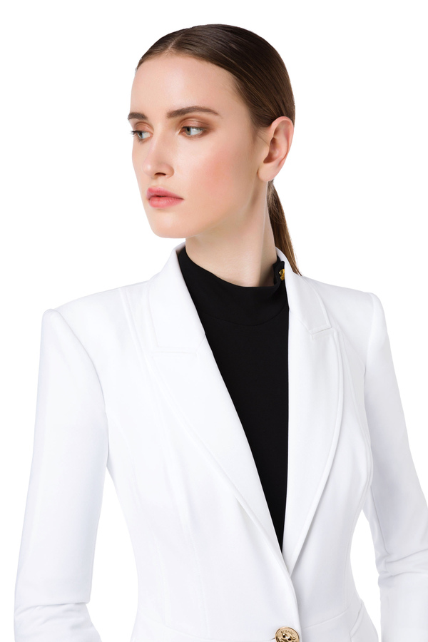 Jacket with 3/4 sleeves - Elisabetta Franchi® Outlet