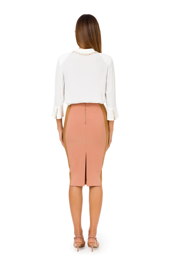 Calf-length skirt - Elisabetta Franchi® Outlet