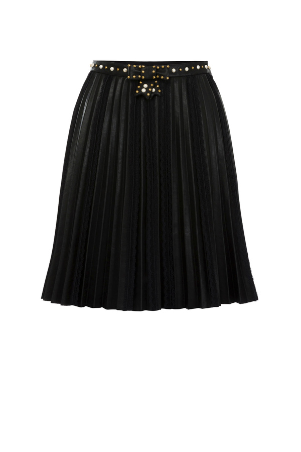 Pleated mini skirt - Elisabetta Franchi® Outlet
