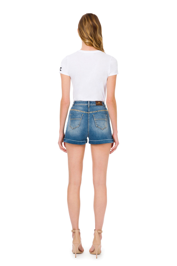 Elisabetta Franchi high-waisted mini shorts - Elisabetta Franchi® Outlet