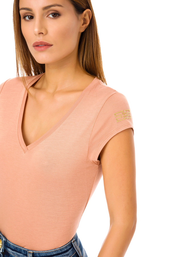 Elisabetta Franchi short-sleeved t-shirt - Elisabetta Franchi® Outlet