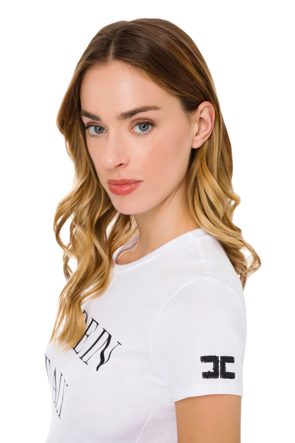 Elisabetta Franchi "Made in Italy" t-shirt - Elisabetta Franchi® Outlet