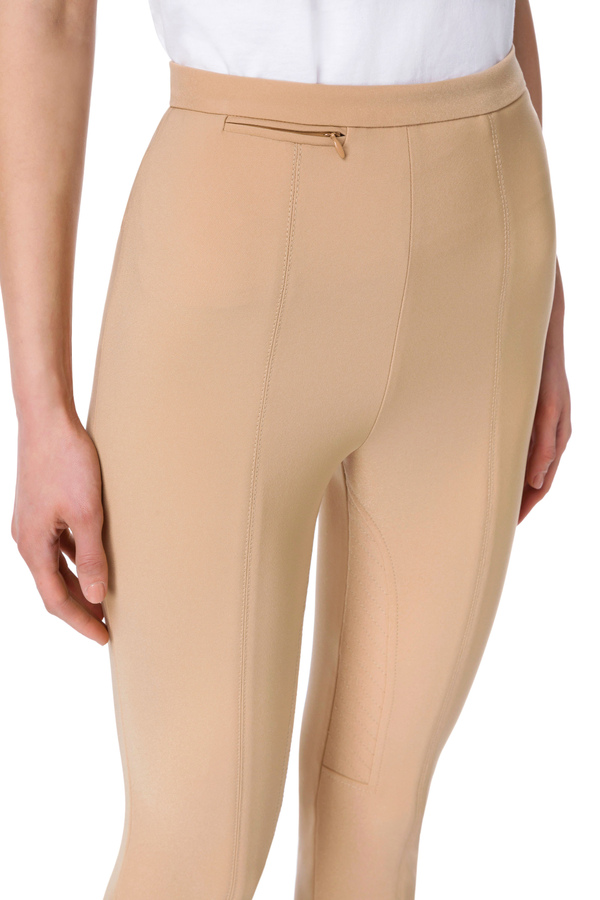 Stretch equestrian style trousers - Elisabetta Franchi® Outlet