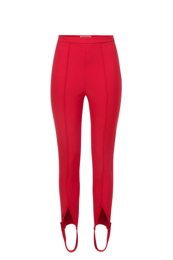 Skinny equestrian style stirrup trousers - Elisabetta Franchi® Outlet