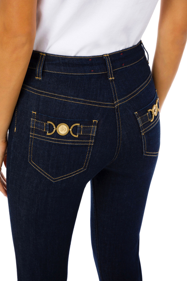 Small bell-bottom jeans by Elisabetta Franchi - Elisabetta Franchi® Outlet