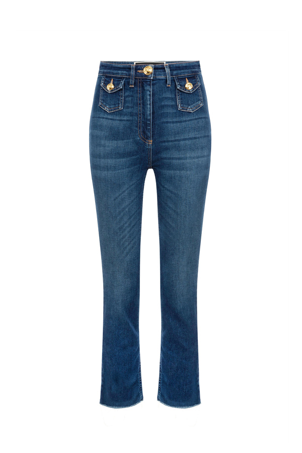 Mini flare jeans by Elisabetta Franchi - Elisabetta Franchi® Outlet