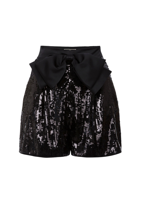 Shorts with maxi waistband by Elisabetta Franchi - Elisabetta Franchi® Outlet