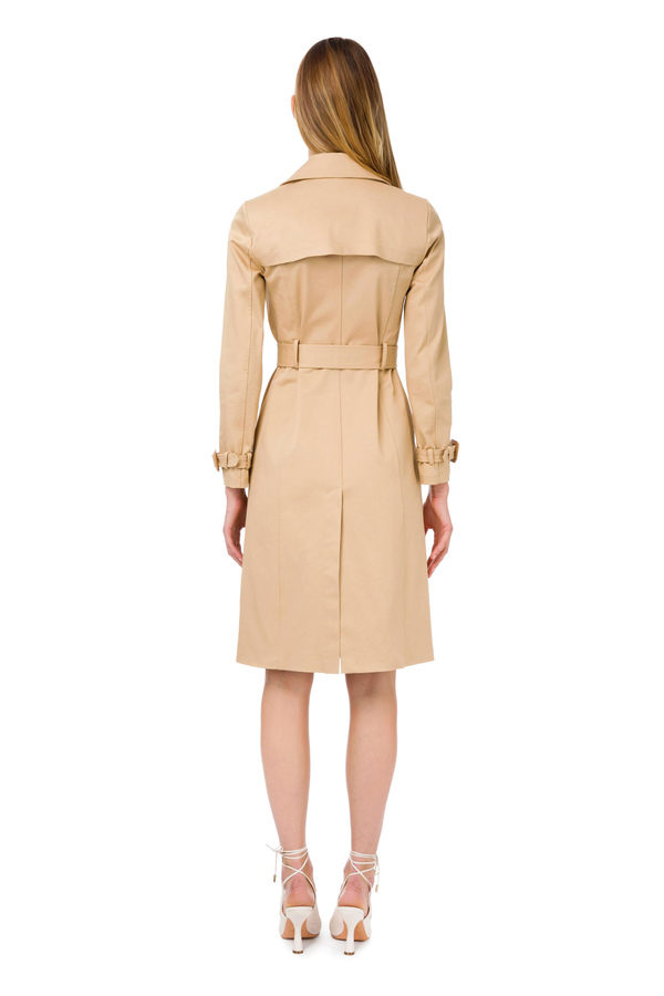Elisabetta Franchi trench coat with belt - Elisabetta Franchi® Outlet