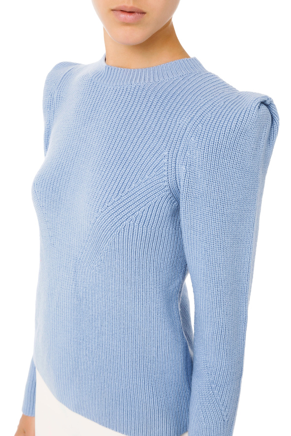Crew neck sweater by Elisabetta Franchi - Elisabetta Franchi® Outlet