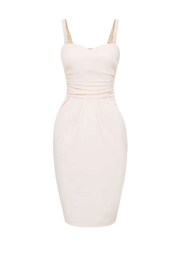Sheath dress with corset at the back - Elisabetta Franchi® Outlet