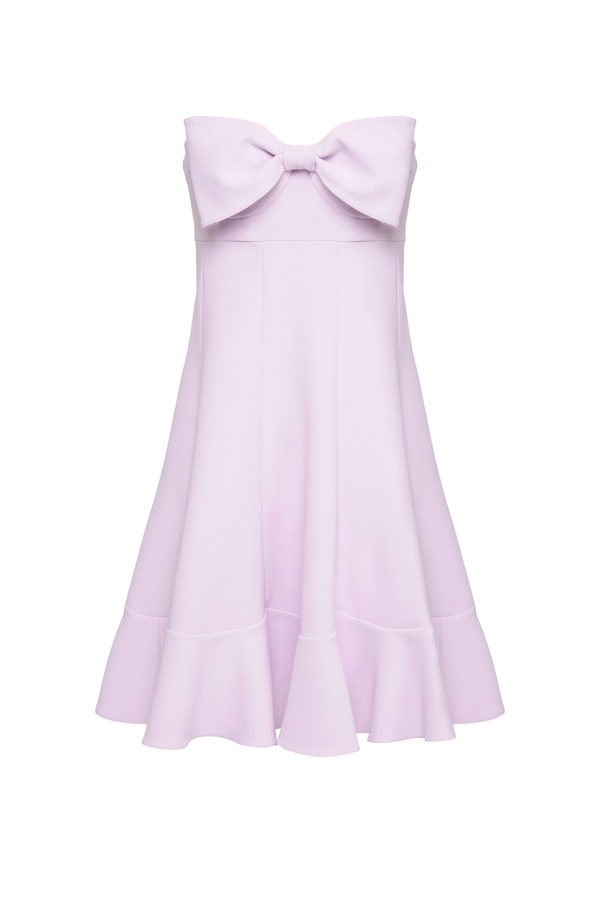 Mini dress with large bow - Elisabetta Franchi® Outlet