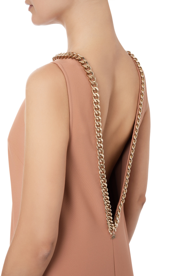 Short sleeveless dress - Elisabetta Franchi® Outlet