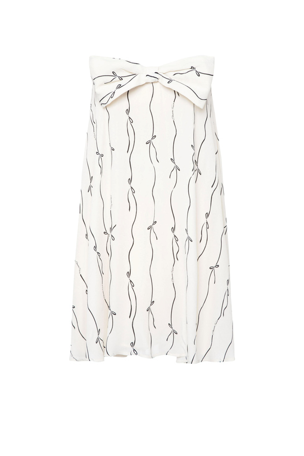 Dress with maxi bow - Elisabetta Franchi® Outlet