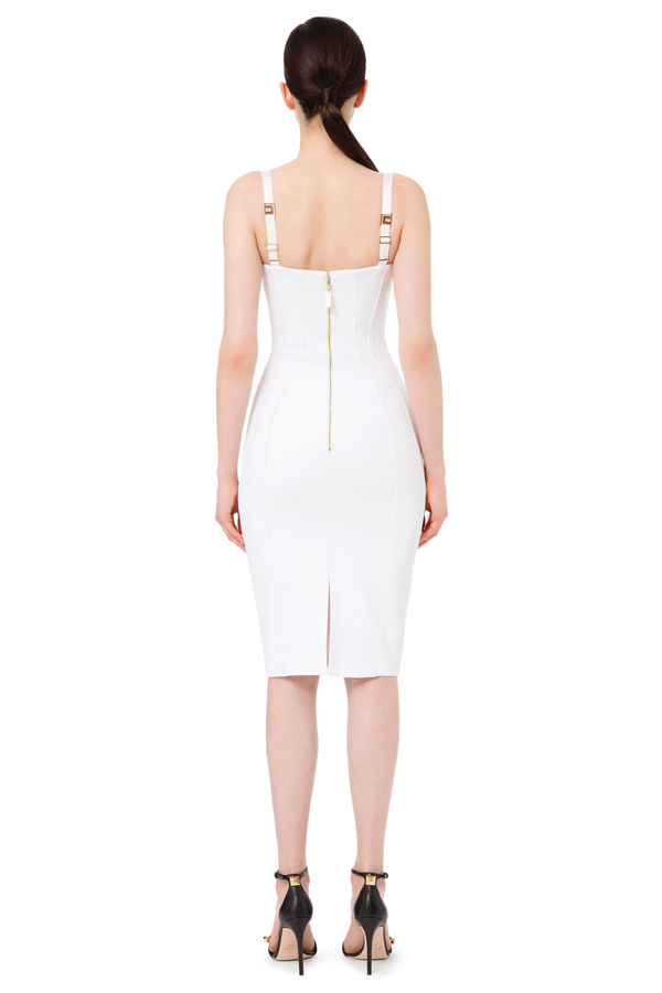 Bustier-Midi-Kleid mit Nieten-Accessoire - Elisabetta Franchi® Outlet