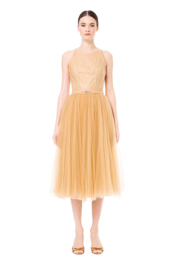 Dress with top and tulle skirt - Elisabetta Franchi® Outlet