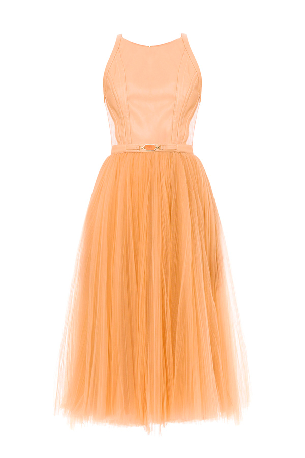 Dress with top and tulle skirt - Elisabetta Franchi® Outlet