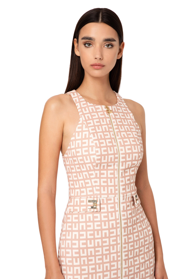 Maze pattern dress - Elisabetta Franchi® Outlet