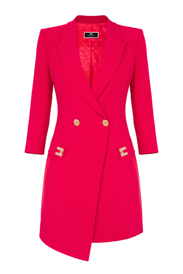 Robe manteau avec plaques tourniquets - Elisabetta Franchi® Outlet