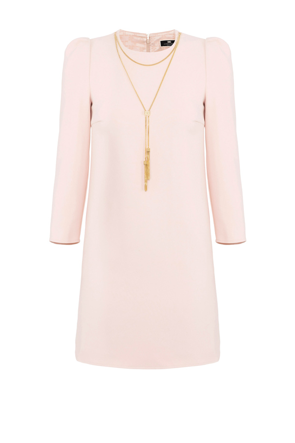Boxy dress with necklace - Elisabetta Franchi® Outlet