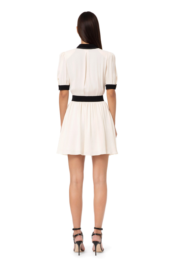 Short shirt collar dress - Elisabetta Franchi® Outlet