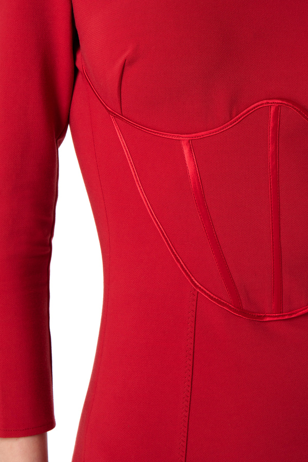 Etuikleid mit Bustier-Oberteil aus Viskose - Elisabetta Franchi® Outlet