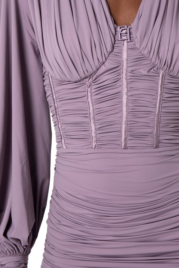 Jersey bustier mini-dress - Elisabetta Franchi® Outlet
