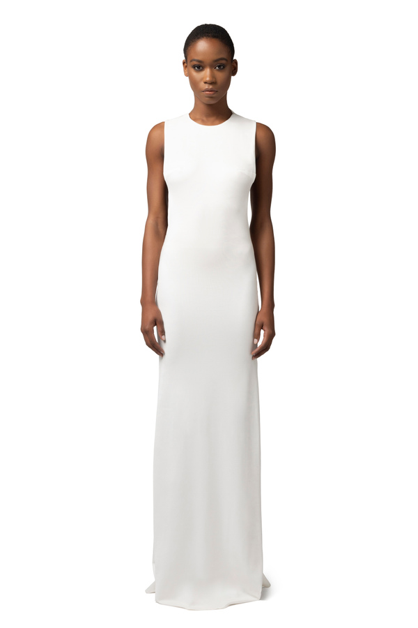 Red carpet dress with bare back - Elisabetta Franchi® Outlet