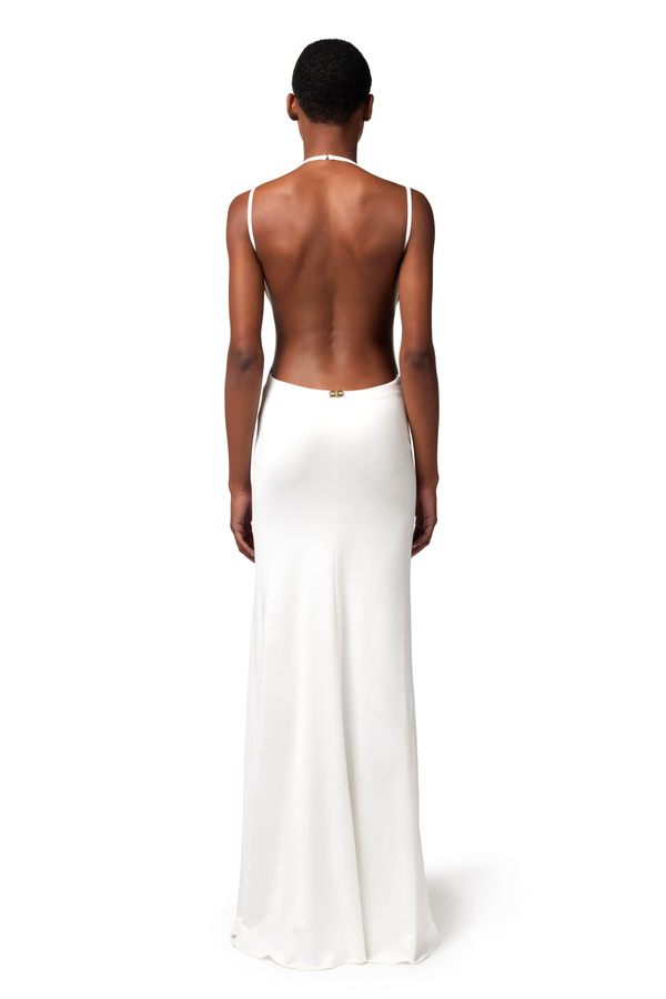 Red carpet dress with bare back - Elisabetta Franchi® Outlet